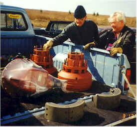 John & Conrad Unload Pickup Truck