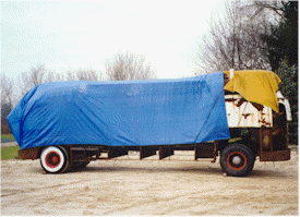 Futurliner is Covered Up