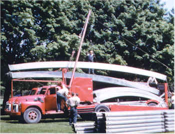 Loading Tent Beams